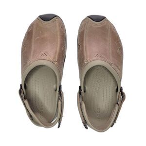 Crocs Brown Yukon Vista Slide In Clogs size 10 Men's